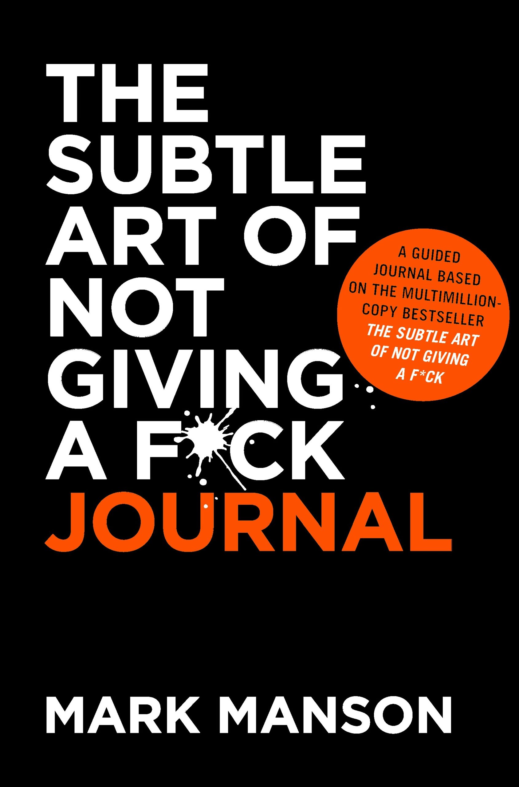 The Subtle Art Of Not Giving A F Ck Journal Whsmith Australia